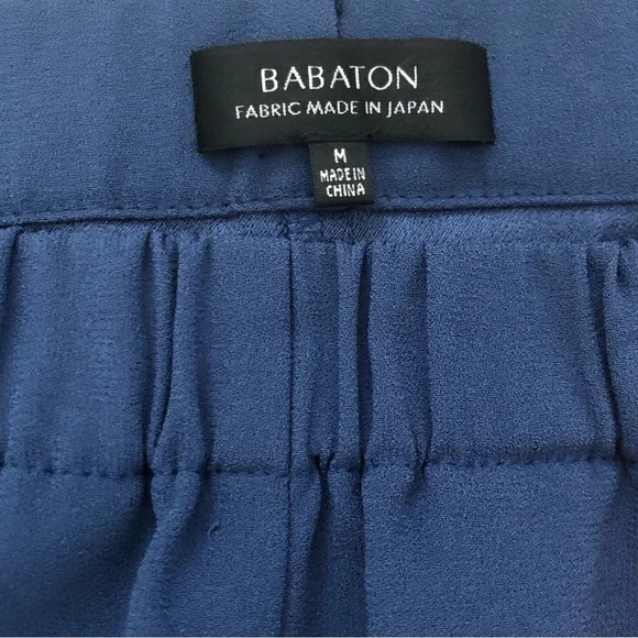 SOLD - Aritzia Babaton Dexter Pull-On Tuxedo Dress Pants Blue Size Medium - Picture 6 of 14